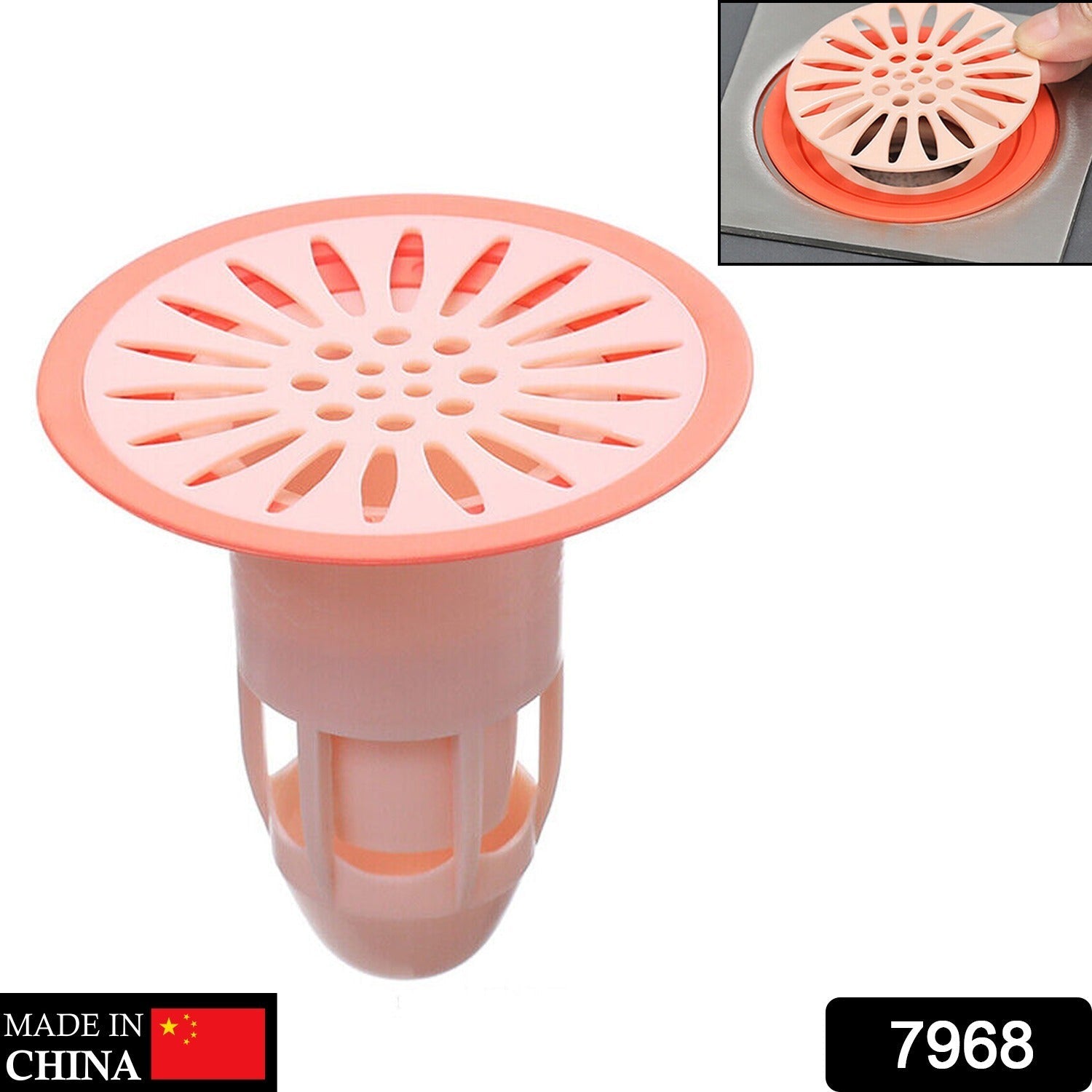 7968 Deodorant Floor Drain Core Silicone Drain Stopper Insectproof Anti-Odor Hair Trap Plug Trap for Kitchen Bathroom Toilet 7968 Deodorant Floor Drain Core Silicone Drain Stopper Insectproof Anti-Odor Hair Trap Plug Trap for Kitchen Bathroom Toilet